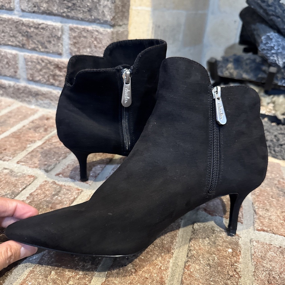 Charles by Charles David Amateur Ankle Bootie Pointed Toe Size 8.5 Black - Picture 3 of 14
